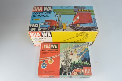 Lot 517 - Brawa HO Scale Kanzelwand Cable Car and Container Terminal (2)