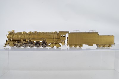 Lot 542 - Hallmark Models by Dong Jin Korea Brass American HO Gauge Madam Queen Steam Locomotive and Tender