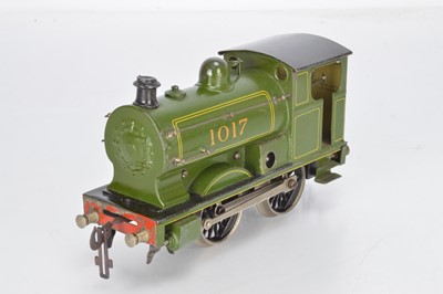 Lot 550 - Bassett Lowke O Gauge 0-4-0 Peckett No 1017