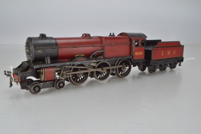 Lot 561 - Bassett Lowke O Gauge 4-6-0 Loco and Tender LMS 'Royal Scot', No 6100