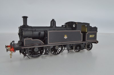 Lot 628 - Kit / Scratch Built O Gauge BR Lined Black No 30127 0-4-4 Tank Locomotive