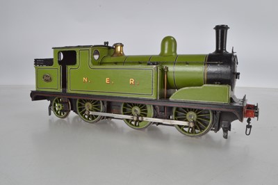 Lot 637 - Kit / Professionally built and painted O Gauge Finescale NER (North Eastern Railway) 0-6-2 Tank Locomotive