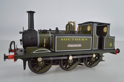 Lot 638 - ETS O Gauge Finescale SR Southern Green 'Freshwater' No 8 Terrier 0-6-0 tank locomotive 