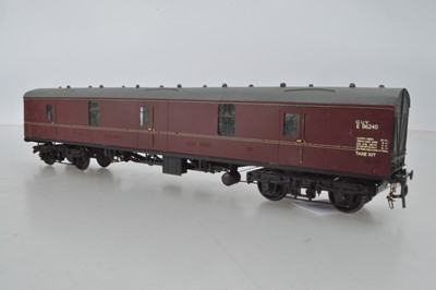 Lot 652 - A David Parkins Finescale O Gauge professionally built and painted BR GUV Van (General Utility Van)  E86240 with WAYOH bogies