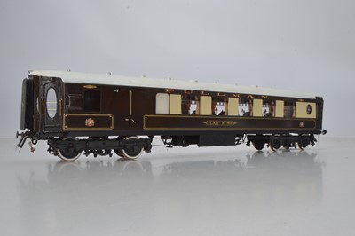 Lot 660 - Westdale Kits  / Kenard Models O Gauge Pullman brake Car No 80 with Kenard models label to underside No 366
