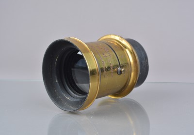 Lot 89 - A Ross Rapid Symmetrical 8½ x6 ½'' f/64 Whole-Plate Lens