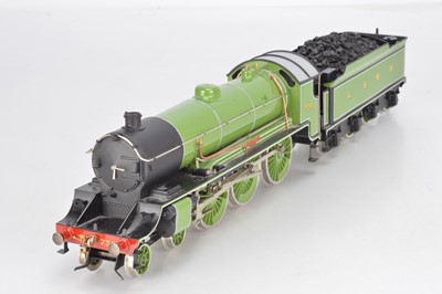 Lot 728 - ACE Trains modern issue O Gauge LSWR Gloss lined Green A1 'Excalibur' 4-6-0 Loco and Tender No 736