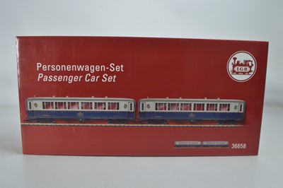 Lot 805 - LGB G Gauge Swiss Alpine Classic Pullman Express Two Coach Set