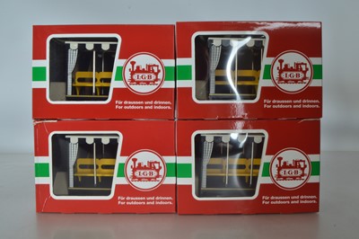 Lot 809 - LGB G Gauge Four Wheeled Aussichtswagens (4)