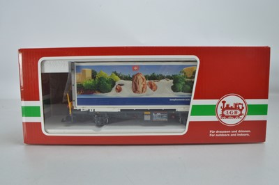 Lot 815 - LGB G Gauge Swiss Rhb ALDI Refrigerated Container Car