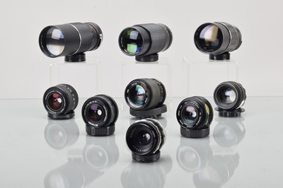 Lot 4 - A Group of SLR Lenses