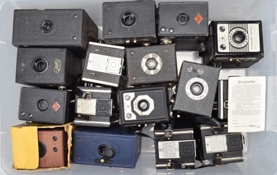 Lot 5 - Three Trays of Box Cameras