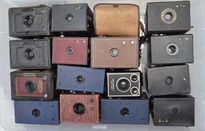 Lot 5 - Three Trays of Box Cameras