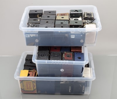 Lot 5 - Three Trays of Box Cameras