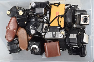 Lot 7 - A Tray of Bakelite Cameras