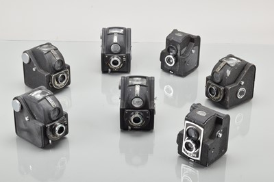Lot 8 - Seven Ensign Ful-Vue Cameras