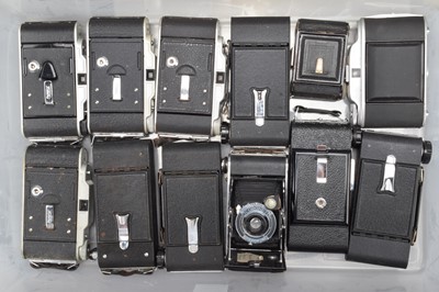 Lot 28 - A Tray of Folding Cameras