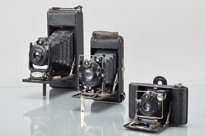 Lot 29 - Three Folding Cameras