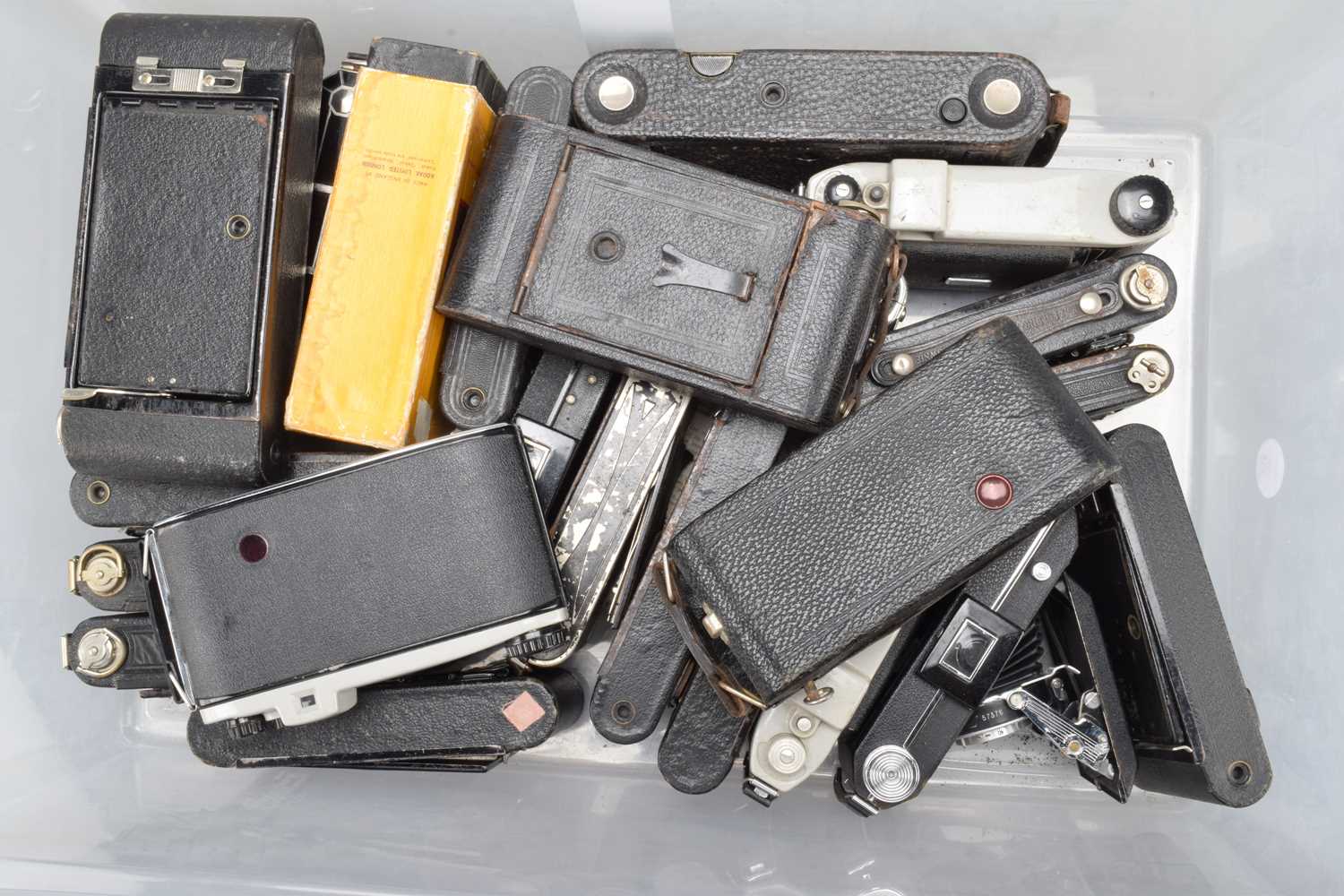 Lot 30 - A Tray of Kodak Folding Cameras