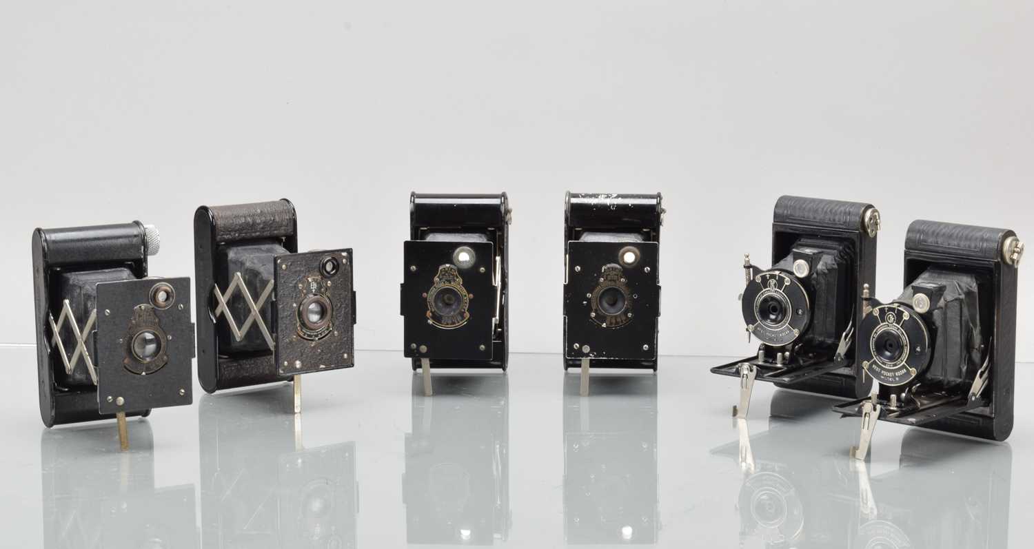 Lot 31 - Five Kodak VP Folding Cameras