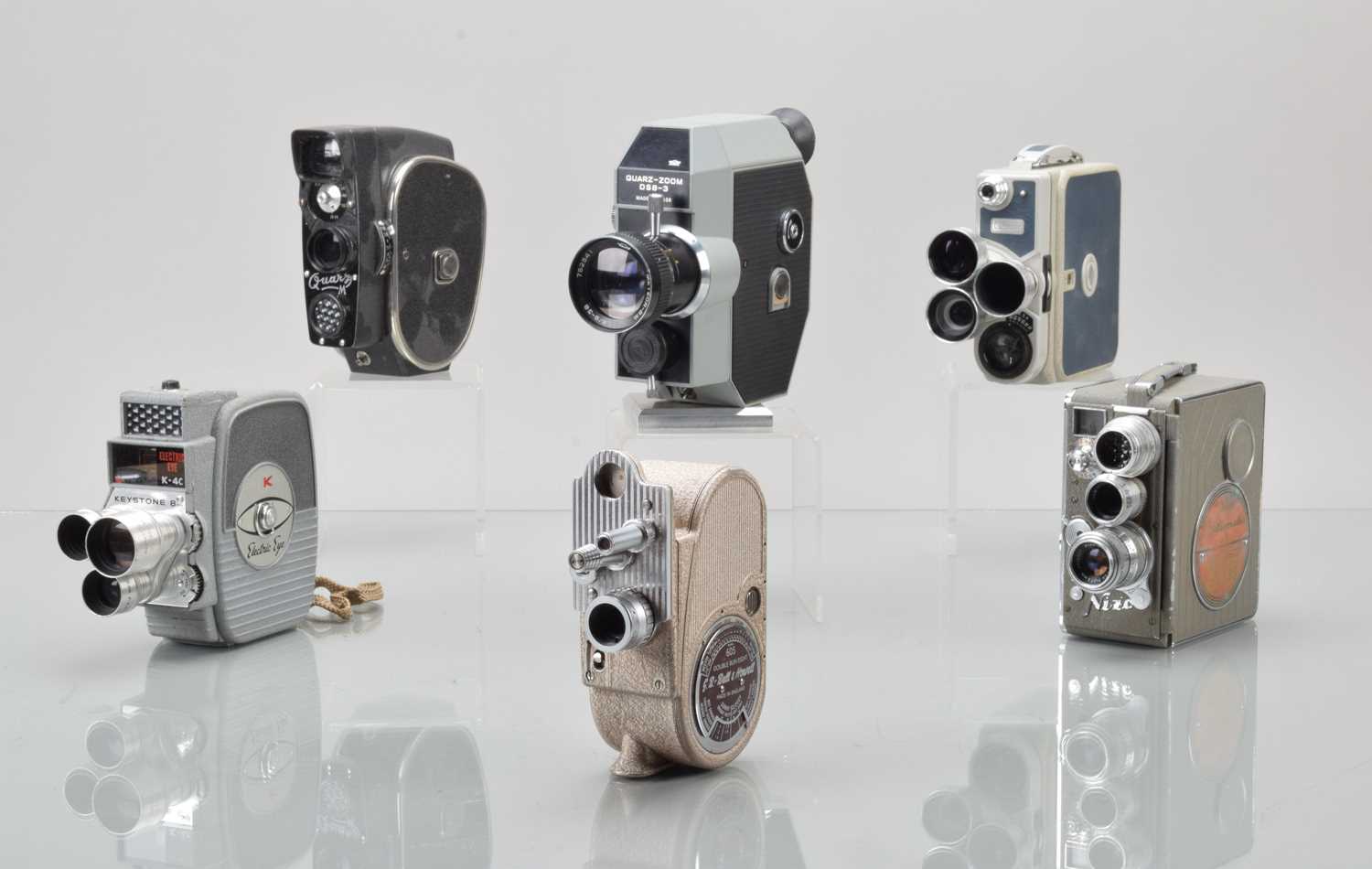 Lot 46 - A Box of 8mm Cine Cameras