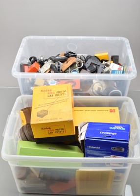 Lot 49 - Two Boxes of Camera Related Items