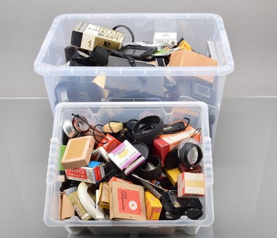 Lot 50 - Two Boxes of Camera Related Items