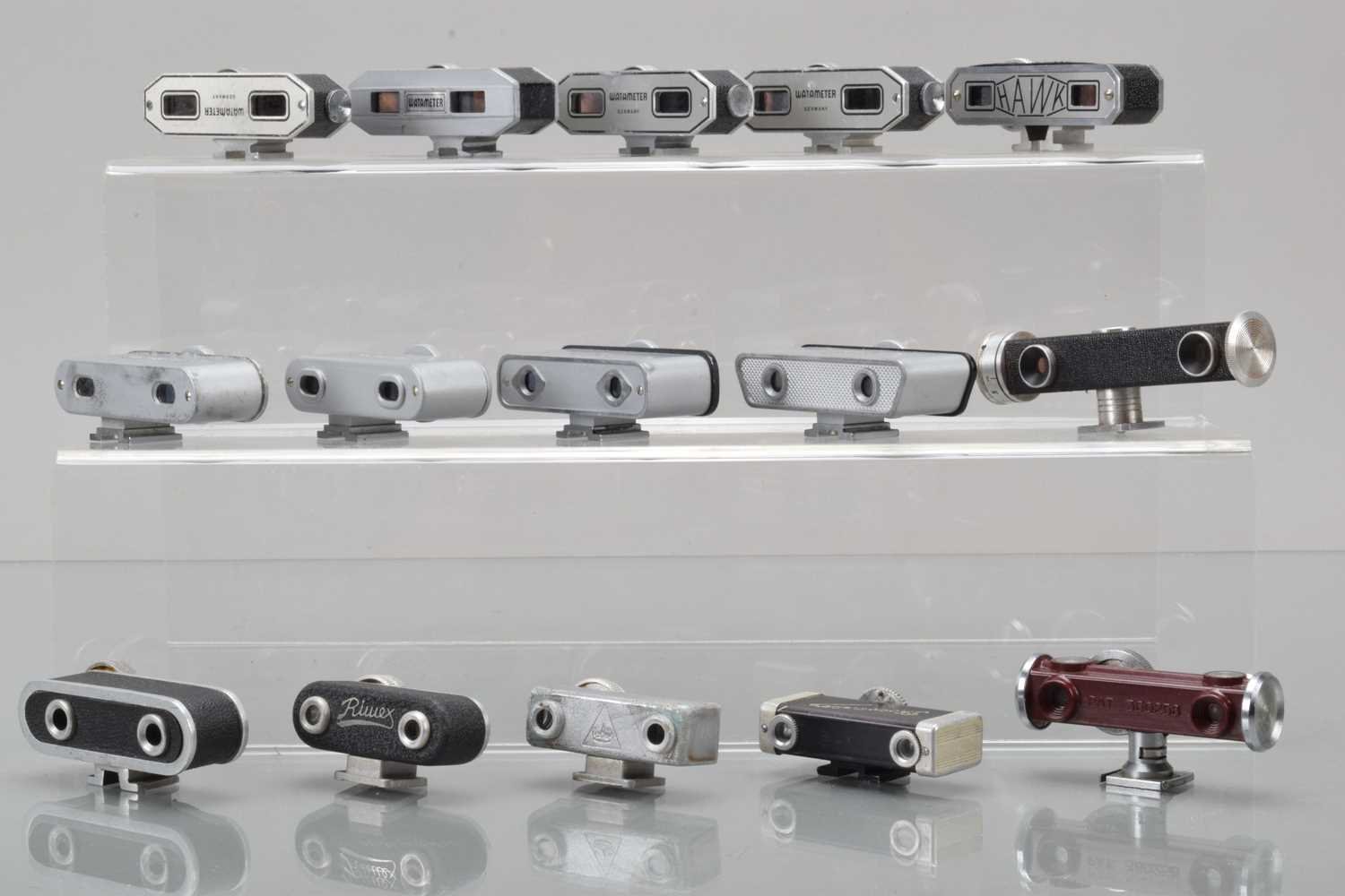 Lot 51 - Fourteen Shoe Mount Rangefinders