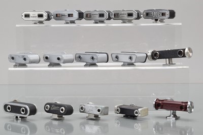 Lot 51 - Fourteen Shoe Mount Rangefinders