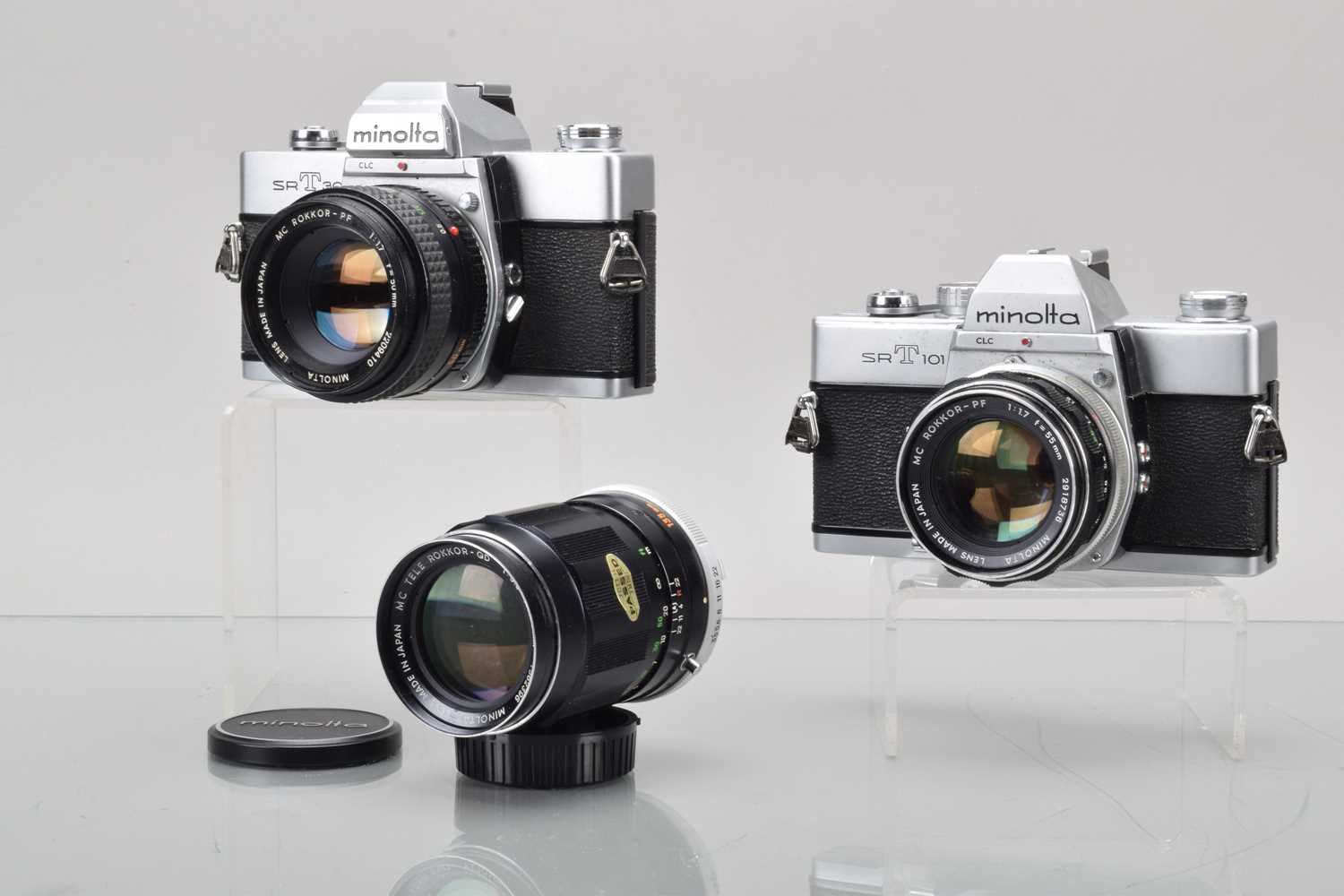 Lot 56 - Two Minolta SLR Cameras