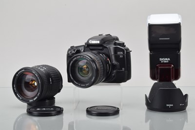 Lot 69 - A Canon EOS 30 SLR Camera