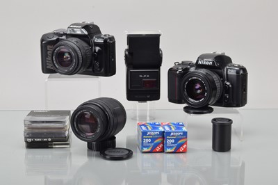 Lot 71 - Two Nikon SLR Cameras