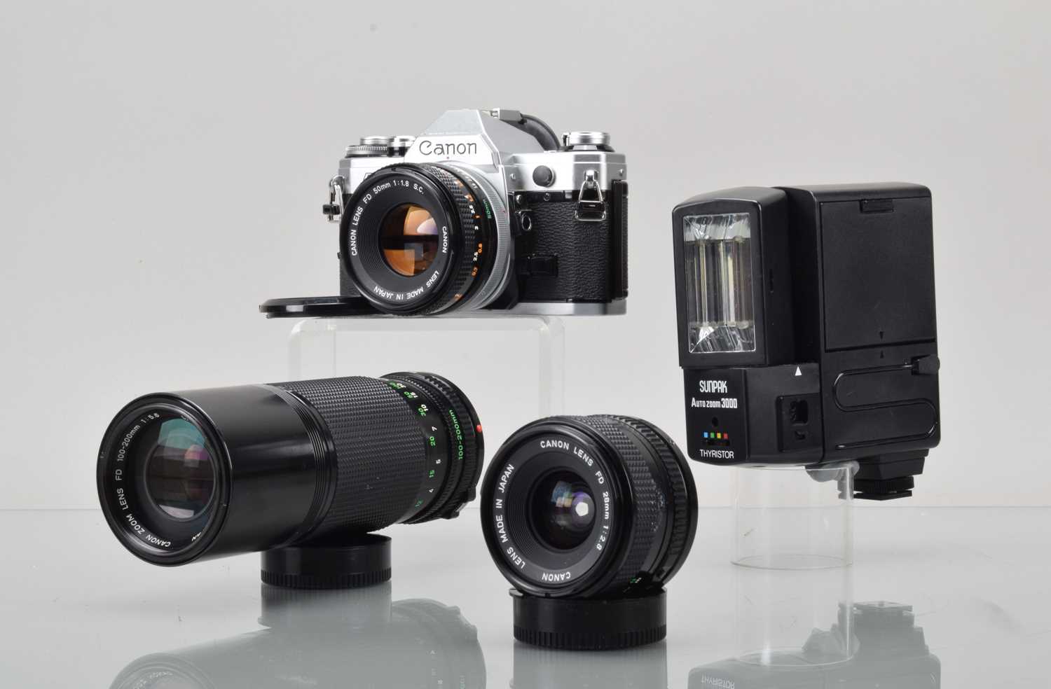 Lot 73 - A Canon AE-1 SLR Camera