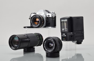 Lot 73 - A Canon AE-1 SLR Camera