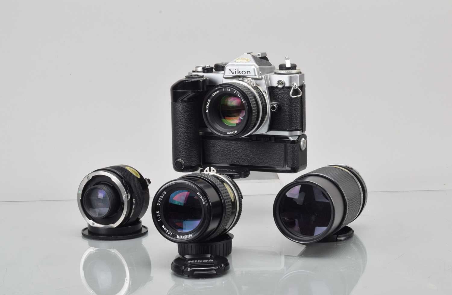 Lot 83 - A Nikon FE SLR Camera