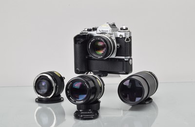 Lot 83 - A Nikon FE SLR Camera