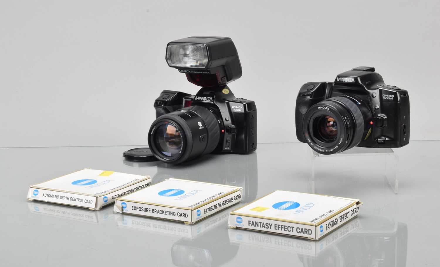 Lot 84 - Two Minolta SLR Cameras