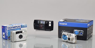Lot 92 - Three Olympus Compact Cameras