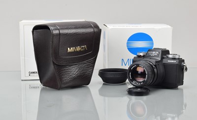 Lot 142 - A Minolta 110 Zoom Mark II SLR Camera