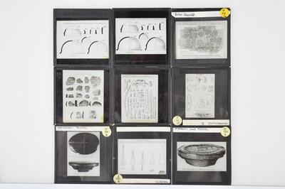 Lot 158 - Approx 600 Archaeological 3¼'' Magic Lantern Slides