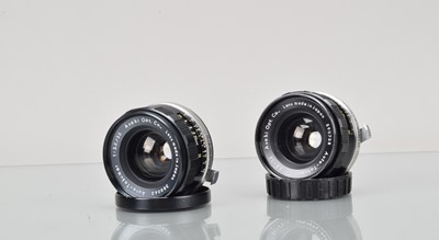 Lot 177 - Two Asahi Auto Takumar 35mm f/3.5 Wide Angle Lenses