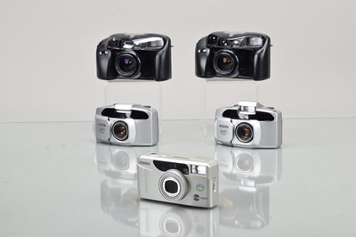 Lot 206 - A Group of Konica Compact Cameras