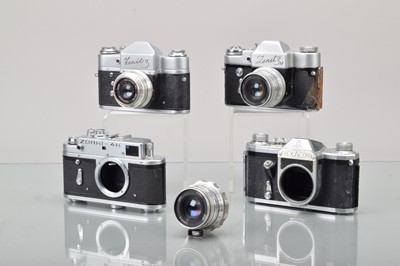 Lot 217 - A Group of Eastern Block Cameras