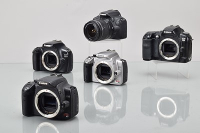 Lot 227 - Five Canon DSLR Cameras