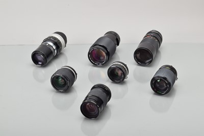 Lot 239 - A Group of Nikon and Nikon Mount Lenses