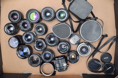 Lot 246 - A Tray of Wide Angle Lenses