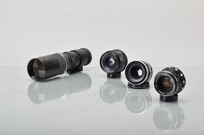 Lot 250 - A Small Group of SLR Lenses