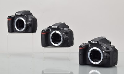 Lot 262 - Three Nikon DSLR Camera Bodies