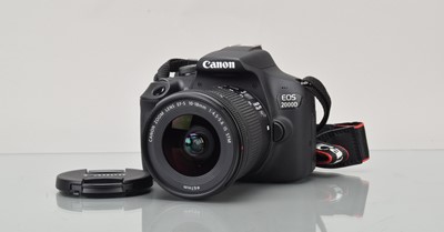 Lot 263 - A Canon EOS 2000D DSLR Camera