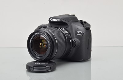 Lot 264 - A Canon EOS 2000D DSLR Camera